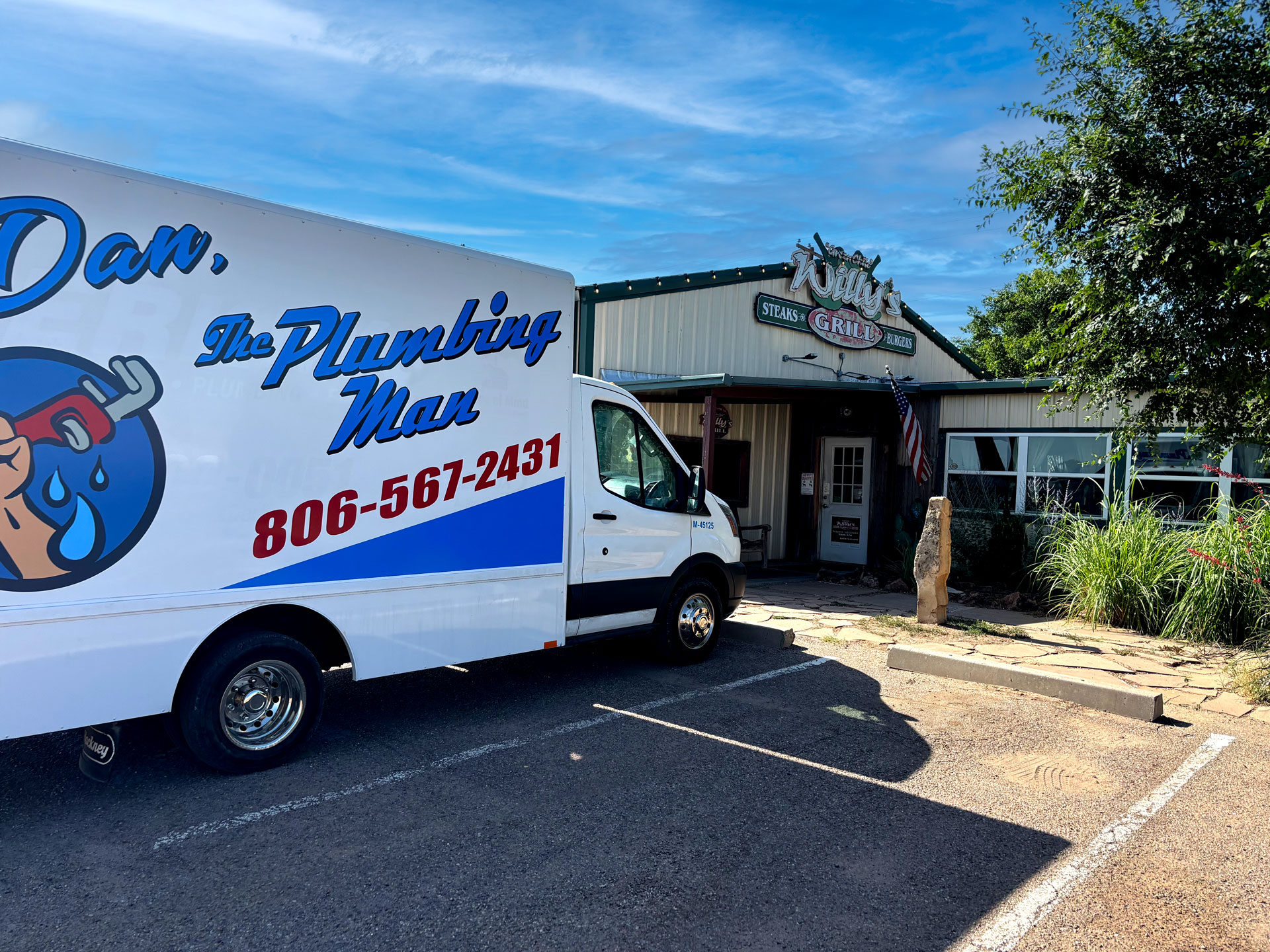 Dan The Plumbing Man service truck